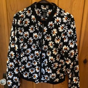 Floral Bomber Jacket